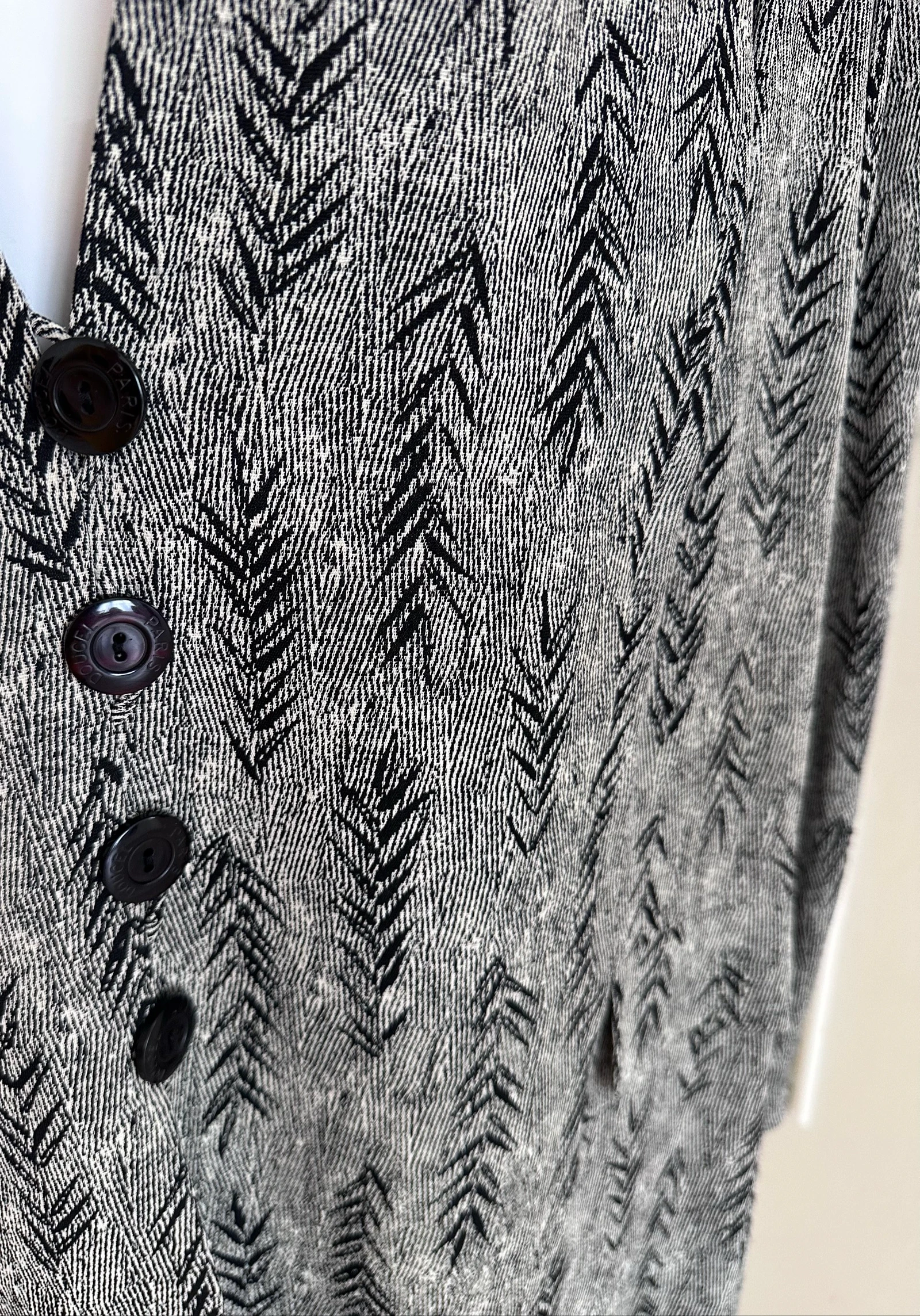 Blazer Vintage Chic  – Créations Doucel Paris Made in France (T. 48/50) – photo 6